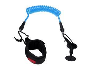 Bodyboard Coiled Wrist Leash, Boogie Board Bicep Leash Surf 4 ft Blue Bodyboard Coiled Wrist Leash, Boogie Board Bicep Leash Surf 4 ft Blue