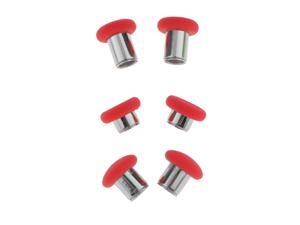 6x Replacement Button Joystick Grip Cap for Xbox One Elite Controller Red 6x Replacement Button Joystick Grip Cap for Xbox One Elite Controller Red