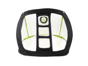 Portable Golf Chipping Net Golfing Target Net Bag for Practice Black Yellow