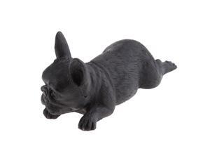 French Bulldog Figurine Model Garden Home Decor Black Forward Lunging French Bulldog Figurine Model Garden Home Decor Black Forward Lunging