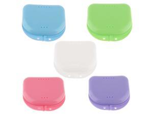 Air Hole Box Denture Retainer Mouthguard Storage Case Container Green Air Hole Box Denture Retainer Mouthguard Storage Case Container Green