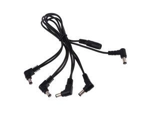 Electric Guitar Effect Pedals Adapter 9V 1A Power Supply Cable 5 Way Electric Guitar Effect Pedals Adapter 9V 1A Power Supply Cable 5 Way