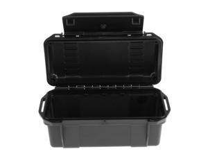 Outdoor Waterproof Shockproof Storage Box Airtight Emergency Dry Box Black Outdoor Waterproof Shockproof Storage Box Airtight Emergency Dry Box Black