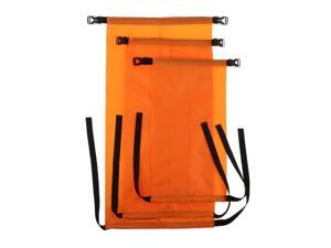 3 Pieces Outdoor Waterproof Dry Bags Storage Stuff Sack - 3 Sizes Orange 3 Pieces Outdoor Waterproof Dry Bags Storage Stuff Sack - 3 Sizes Orange