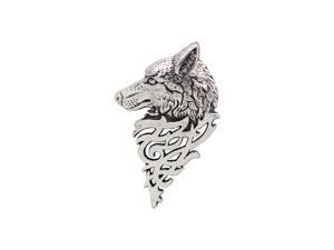 Retro Wolf Brooch Pin Badge Lapel Pin Shirt Suit Men Jewelry Antique Silver Retro Wolf Brooch Pin Badge Lapel Pin Shirt Suit Men Jewelry Antique Silver