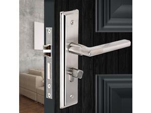 Stainless Steel Door Handle Lock Keyed Handleset Lever Mortise Panel Lock D Stainless Steel Door Handle Lock Keyed Handleset Lever Mortise Panel Lock D