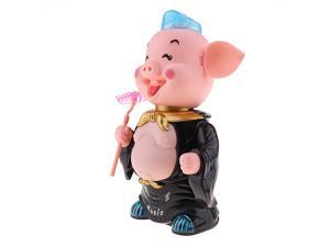 Electric Singing Pigsy Pig Doll Funny Pet for Kids Children Toy Gift Black