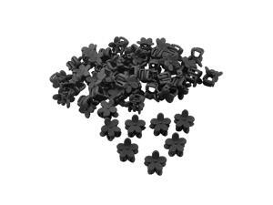 50pcs Floral Mini Hair Claw Clip Hair Pin for Baby Girl Black 50pcs Floral Mini Hair Claw Clip Hair Pin for Baby Girl Black