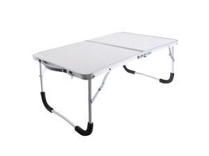 Aluminum Alloy Folding Table Outdoor Portable Camping BBQ Dining Desk White Aluminum Alloy Folding Table Outdoor Portable Camping BBQ Dining Desk White