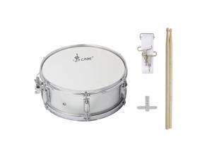 14inch Snare Drum with Stick Strap Drum Wire for Kids Hand Percussion Silver 14inch Snare Drum with Stick Strap Drum Wire for Kids Hand Percussion Silver