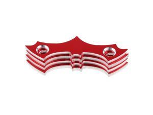 4pcs Aluminum Alloy Skateboard Deck Protective Gasket Longboard Part Red 4pcs Aluminum Alloy Skateboard Deck Protective Gasket Longboard Part Red