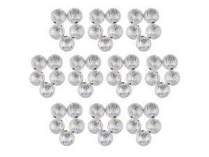 50 Piece 10mm Frosted Round Loose End Spacer Beads for DIY Findings Silver 1 50 Piece 10mm Frosted Round Loose End Spacer Beads for DIY Findings Silver 1