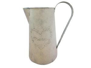 Vintage Shabby Flower Vase Pot Water Pitcher Metal Jug Vase Retro Crafts B Vintage Shabby Flower Vase Pot Water Pitcher Metal Jug Vase Retro Crafts B