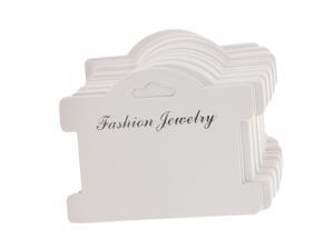 100 Pcs Assorted Style Display Cards/Tags 95x75mm White paper 100 Pcs Assorted Style Display Cards/Tags 95x75mm White paper