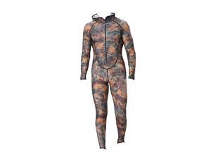 Mens Camouflage Full Body Wetsuit SCUBA Diving Surfing Spearfishing 4XL Mens Camouflage Full Body Wetsuit SCUBA Diving Surfing Spearfishing 4XL