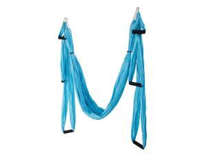 Large Bearing Yoga Swing Sling Hammock Trapeze Inversion Tool - Sky Blue Large Bearing Yoga Swing Sling Hammock Trapeze Inversion Tool - Sky Blue