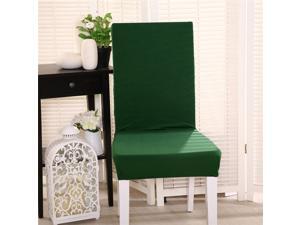 Polyester Chair Seat Cover Stretch Chair Protector Slipcover NEW Green Polyester Chair Seat Cover Stretch Chair Protector Slipcover NEW Green