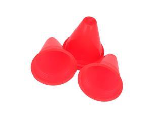 5pcs Agility Maker Cones for Roller Skating Training Sport Red 5pcs Agility Maker Cones for Roller Skating Training Sport Red