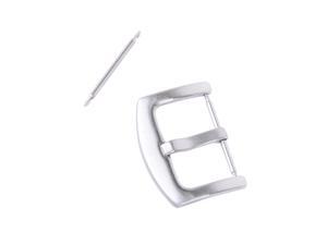 22mm Solid Stainless Steel Watch Band Strap Pin Clasp Tongue Buckle with Spring Bar 22mm Solid Stainless Steel Watch Band Strap Pin Clasp Tongue Buckle with Spring Bar