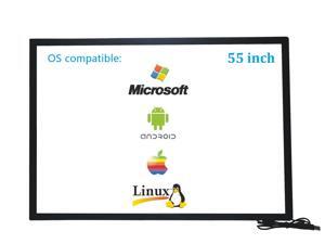 55 Inch interactive 10 Points Multi-Touch Infrared Touch Overlay 55 inches IR Touch screen Panel Infrared Touch Frame USB Free Driver HID Compatible 55 Inch interactive 10 Points Multi-Touch Infrared Touch Overlay 55 inches IR Touch screen Panel Infrared Touch Frame USB Free Driver HID Compatible