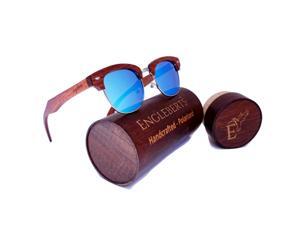 Engleberts 100% Real Sandalwood Sunglasses With Bamboo Protective Case, Ice Blue Polarized Lenses, HandCrafted, UV 400 Protection, Anti-Reflective Cat 3 Lenses, Artisan Engraved, Eco-Friendly. Engleberts 100% Real Sandalwood Sunglasses With Bamboo Protective Case, Ice Blue Polarized Lenses, HandCrafted, UV 400 Protection, Anti-Reflective Cat 3 Lenses, Artisan Engraved, Eco-Friendly.