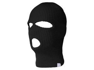TopHeadwear 3-Hole Ski Face Mask Balaclava, Black