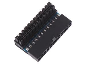 ATX 24Pin 90 degree 24 pin to 24pin Power Plug Adapter Mainboard Motherboard Power Connectors Modular for Power Supply Cables ATX 24Pin 90 degree 24 pin to 24pin Power Plug Adapter Mainboard Motherboard Power Connectors Modular for Power Supply Cables