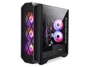 Segotep ARGUS ATX Black Mid Tower PC Gaming Computer Case USB 3.0 Port and Type-C port with Tempered Glass & RGB Front Panel w/ 3 ARGB Fans Segotep ARGUS ATX Black Mid Tower PC Gaming Computer Case USB 3.0 Port and Type-C port with Tempered Glass & RGB Front Panel w/ 3 ARGB Fans
