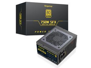 Segotep GF750SFX Power Supply Fully Modular 750W 80+ Gold PSU, Silent 80mm FDB Fan