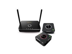 QuattroPod | 5G WiFi Wireless Presentation Facility HDMI Transmitter & Receiver for Streaming 4K from Laptop, PC, Smartphone to HDTV/Projector (2T1R) QuattroPod | 5G WiFi Wireless Presentation Facility HDMI Transmitter & Receiver for Streaming 4K from Laptop, PC, Smartphone to HDTV/Projector (2T1R)