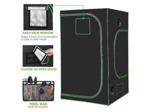 48x48x80 Inch Hydroponic Grow Tent Box Seed Room with Window and Floor Tray 48x48x80 Inch Hydroponic Grow Tent Box Seed Room with Window and Floor Tray