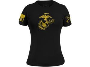 Women's USMC - EGA T-Shirt - Black