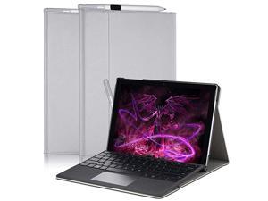 Case for Microsoft Surface Pro 6 2018 Pro 5 2017 Pro 4 2015 MultiAngle Business Cover with Pen Holder for Surface Pro 123 inch Tablets Compatible with Type Cover Keyboard Grey Case for Microsoft Surface Pro 6 2018 Pro 5 2017 Pro 4 2015 MultiAngle Business Cover with Pen Holder for Surface Pro 123 inch Tablets Compatible with Type Cover Keyboard Grey