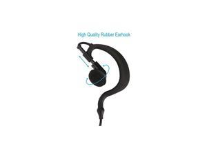 Pack 35mm Listen Only Earpiece Earhook SkinFriendly Rubber Ear Hook Earbud Swivels for Right or Left Ear Fit for Shoulder Mic of CP CLS APX XTS XPR Motorola Baofeng Kenwood Vertex Radios Pack 35mm Listen Only Earpiece Earhook SkinFriendly Rubber Ear Hook Earbud Swivels for Right or Left Ear Fit for Shoulder Mic of CP CLS APX XTS XPR Motorola Baofeng Kenwood Vertex Radios