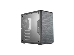 MasterBox Q500L MicroATX Tower with ATX Motherboard Support Magnetic Dust Filter Transparent Acrylic Side Panel Adjustable IO Fully Ventilated Airflow