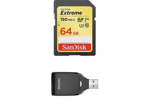 64GB Extreme SDXC UHSI Card with SD UHSI Card Reader 64GB Extreme SDXC UHSI Card with SD UHSI Card Reader