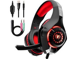 Gaming Headset with Noise Canceling mic, PS4 Xbox One Headset with Crystal 3D Gaming Sound, Memory Foam Earpad for PC, Mac, Laptop, Mobile Gaming Headset with Noise Canceling mic, PS4 Xbox One Headset with Crystal 3D Gaming Sound, Memory Foam Earpad for PC, Mac, Laptop, Mobile