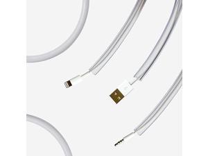 Ethernet Flexible Colored Cable Sleeve Lighting Pet Wire Protector HDMI Cables/Universal Overfloor Odor-Free Cat & Dog Chew Proof Electrical Power/Colorful Charger Cord Cover 2mm Thick RCA 