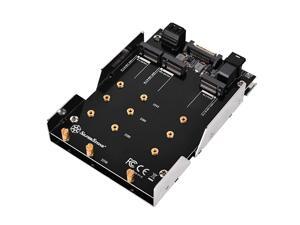 3.5" to 2 x M.2 SATA and 1 x M.2 PCIE NVMe Adapter SDP12 3.5" to 2 x M.2 SATA and 1 x M.2 PCIE NVMe Adapter SDP12