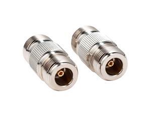 2Pack Premium NType Female to NFemale 50 Ohm Barrels Adapter Coupler Joiner for Wilson Cell Booster CB Ham Radio Wireless WiFi Antenna Cable 2Pack Premium NType Female to NFemale 50 Ohm Barrels Adapter Coupler Joiner for Wilson Cell Booster CB Ham Radio Wireless WiFi Antenna Cable