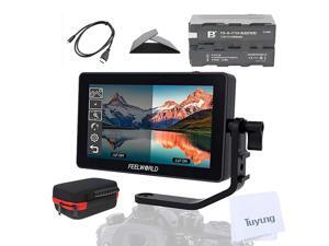 F6 Plus 3D LUT Monitor Aluminum Alloy 55 Inch Touch Screen Director Monitor DSLR Camera 4K HDMI Micro Single Display with 74V DC Power Output Charger and FBBF750 liion Battery F6 Plus 3D LUT Monitor Aluminum Alloy 55 Inch Touch Screen Director Monitor DSLR Camera 4K HDMI Micro Single Display with 74V DC Power Output Charger and FBBF750 liion Battery