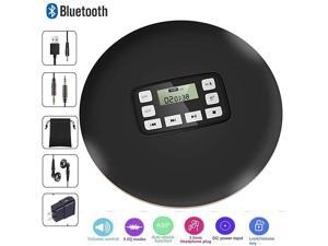 Portable Bluetooth CD Player with LCD Display/Headphone Anti-Skip Protection Anti-Shock Personal Compact Disc Player for Kids Adults Students Personal Music CD Players (Black) Portable Bluetooth CD Player with LCD Display/Headphone Anti-Skip Protection Anti-Shock Personal Compact Disc Player for Kids Adults Students Personal Music CD Players (Black)