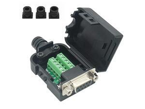 DB9 RS232 DSUB Serial Adapters Female Adapter + Nut DB9 RS232 DSUB Serial Adapters Female Adapter + Nut