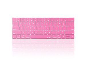 Compatible with MacBook Pro Keyboard Cover with Touch Bar for 13 and 15 inch 2019 2018 2017 2016 Apple Model A2159, A1989, A1990, A1706, A1707 Silicone Skin Protector, Rose Pink Compatible with MacBook Pro Keyboard Cover with Touch Bar for 13 and 15 inch 2019 2018 2017 2016 Apple Model A2159, A1989, A1990, A1706, A1707 Silicone Skin Protector, Rose Pink