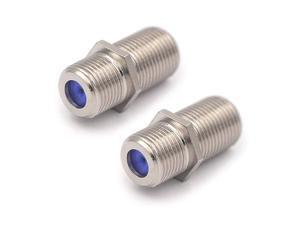 RG6 Coax Cable Connector 2Pack FType Cable Extension Adapter Connects Two Coaxial Video Cables RG6 Coax Cable Connector 2Pack FType Cable Extension Adapter Connects Two Coaxial Video Cables