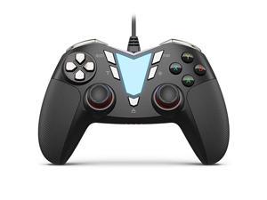 PC Steam Game Controller  ONE Pro Wired USB Gaming Gamepad Joystick Compatible with ComputerLaptopWindows 1087XP AndroidPhoneTabletTVBox PS3 BlackSilver