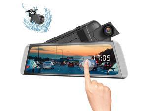 Mirror Dash Cam 10 Inches 1080P Touch Screen Rear View Camera for Car Video Streaming with Enhanced Night Vision Parking Assistance Mirror Dash Cam 10 Inches 1080P Touch Screen Rear View Camera for Car Video Streaming with Enhanced Night Vision Parking Assistance
