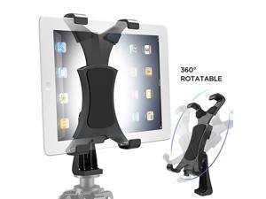 360Degrees Rotatable Heavy Duty iPad Tripod Mount, Universal Clamping Tablet Holder Break-Resistant Anti-Wobble, iPad Tripod Holder Adapter Fits iPad Pro 9.7 10.5 11 12.9 iPad 12345678 Mini Air 360Degrees Rotatable Heavy Duty iPad Tripod Mount, Universal Clamping Tablet Holder Break-Resistant Anti-Wobble, iPad Tripod Holder Adapter Fits iPad Pro 9.7 10.5 11 12.9 iPad 12345678 Mini Air