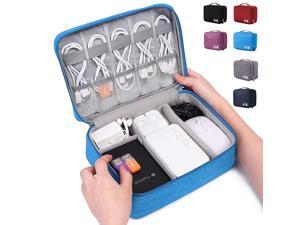 Electronic Organizer Travel Universal Cable Organizer Electronics Accessories Cases for Cable Charger Phone USB SD Card Electronic Organizer Travel Universal Cable Organizer Electronics Accessories Cases for Cable Charger Phone USB SD Card