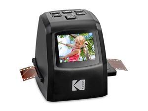 Mini Digital Film amp Slide Scanner Converts 35mm 126 110 Super 8 amp 8mm Film Negatives amp Slides to 22 Megapixel JPEG Images Includes 24 LCD Screen Easy Load Film Adapters